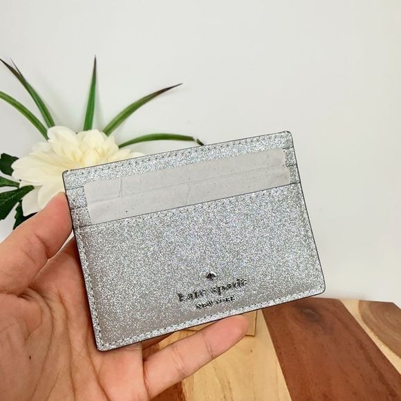 NWT Kate Spade Glimmer Small Slim Card Holder - Picture 5 of 9